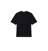 [S/S] Pleats pocket henry neck t-shirts(3color)