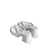 1203 Multiway Buckle Thigh-High Flip-flop Boots