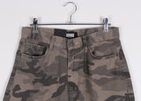 CAMO COTTON BALLOON PANTS