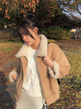 [Fur Lining] ラットウールスエードムスタンジャンパー