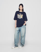 25FW NYオマージュ半袖Tシャツ ダークネイビー