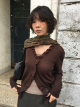 シャープリー レース スリーブレス (6color)