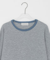 [unisex] Huked Color Matching Waffle Warmer Over Long Sleeve Tee