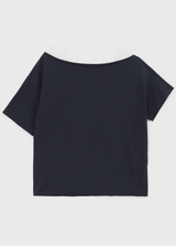 [MADE] フリーピボートネックプリンティド半袖Tシャツ