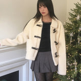 カボカラーダッフルファージャケット