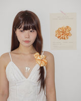 ORANGE&LIME RILL HAIR SHUSHU SCRUNCHIE 2PS SET