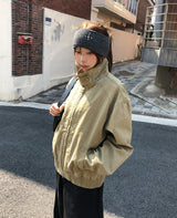 Posie Washed Cotton Blouson Jacket