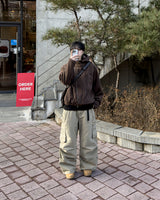 Bio unbalanced corduroy warmer jacket