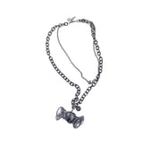 Heart Silver Candy Necklace