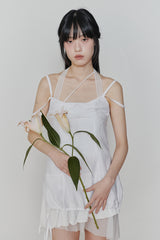PURITY DRESS white