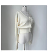  Page slim fit shibori V-neck knit cardigan (6 colors)
