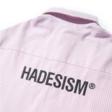 HADESストリップドソリッドシャツ