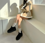 (100% SHEEPSKIN🐑🤎) 2 COLORS キュートフェミニンバターセミショートマウンテンコート