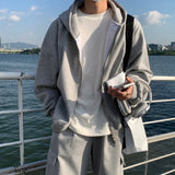 LMN City Oversized Fit Hooded Zip-Up (7 colors)