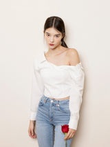 Ines shirts bustier (White)