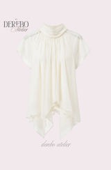 Lumi Chiffon Ivory Blouse