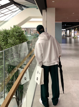  Urban Stanford Double Middle Cloth Embroidery Hoodie