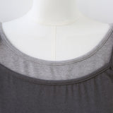 Ruffle Lace Trimming Contrast T-shirt 233103501