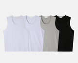 Urban Slit Layered Cotton Sleeveless Nashi
