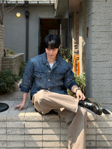 D-ring puttige curved pants