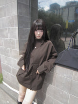 Aaron High Neck Oversized Field Jacket