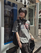 Blossom プリントピグメント半袖Tシャツ