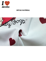 ハート,レッド,ラブ,キューティー,半袖Tシャツ