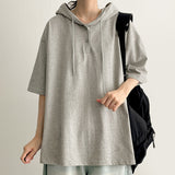 バス スナップ ショートスリーブ フーディー