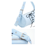 2ウェイベルティドストラップバーレルバッグ スモール_LIGHT WASH DENIM