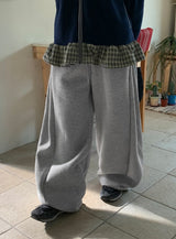 Keto Side Pintuck Brushed Training Pants