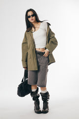 オルガディープVネッククロップロングスリーブ