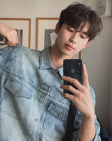 Debor Washed Denim Trucker Jacket
