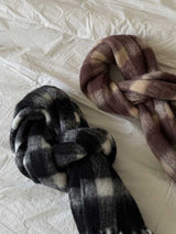 ASCLO Wool Check Reggae Muffler (2color)