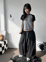 Linlin Linen Linen Balloon Pintuck Long Pants 4 Colors 