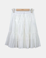 Hide Chiffon Tiered Midi Skirt