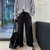 Nopi First Round Tuck Flow Banding Wide Pants