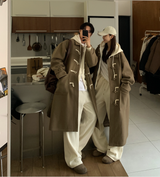  Liu Wool Overfit Duffel Coat