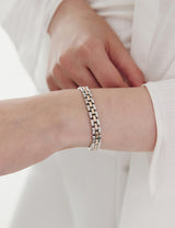 26SS★ [Premium Plating] H-Link AB(C) Combination Chain Bracelet M