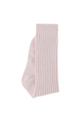 Knit half knee socks - pink  