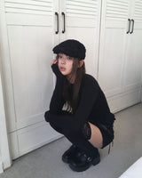 Lace frill knee socks
