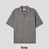 エディスリネンハーフシャツ
