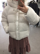 ウェロンハイネックフーデッドパディング (2color)