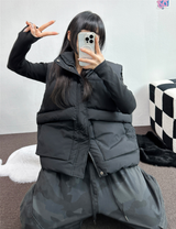 オーバービッグカーゴミリタリーバルーンパンツ🖤💚2カラー