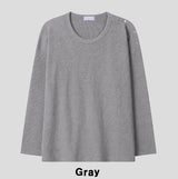 Waffle Button Wide Long Sleeve