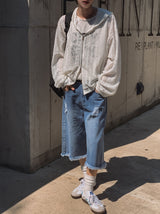 Ruda Damage Bermuda Denim Pants