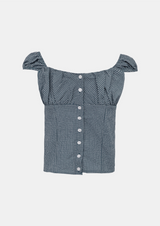Rosiecheck Button Blouse