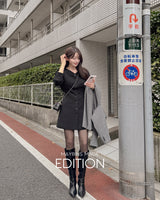 【MADE】Vネックミニワンピース