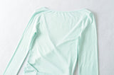 Lavi V Neck Wrap Top