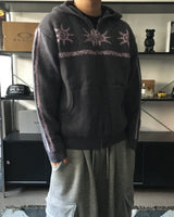 HX モヘアトラックニットジップアップ (3C)