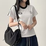 Motz color scheme two-line track line short sleeve tee